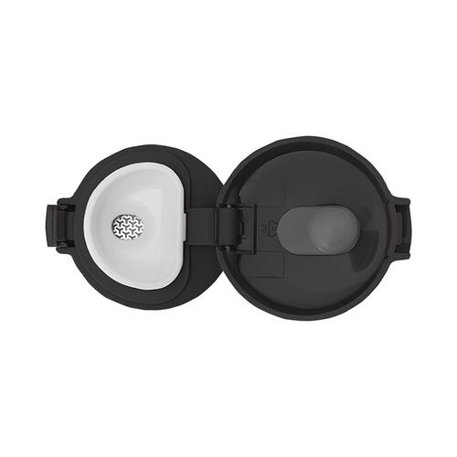 Taza Acero Inoxidable y Silicón STEINER 400 ml Color Negro