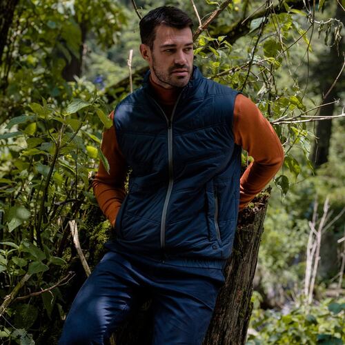 Chaleco para caballero Generra 128602 color marino talla grande