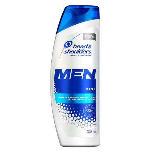 Shampoo 3 En 1 Men Head & Shoulders 375 ml