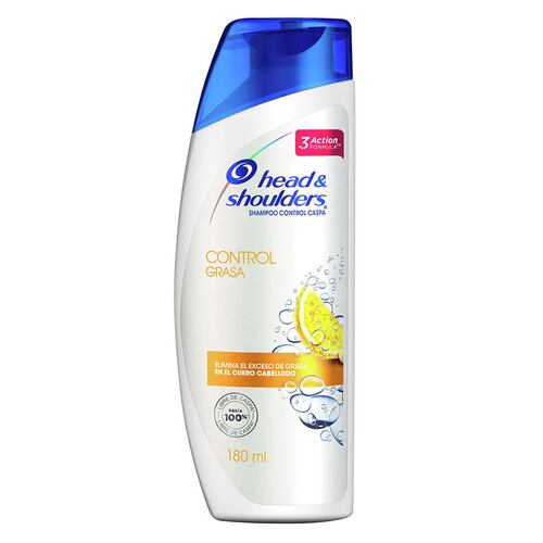 Shampoo Head & Shoulders Control Grasa y Caspa 180 ml