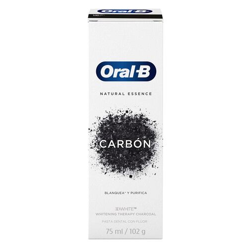 Pasta Dental Blanqueadora 3DWhite Whitening Therapy con Carbón Oral-B 75 ml