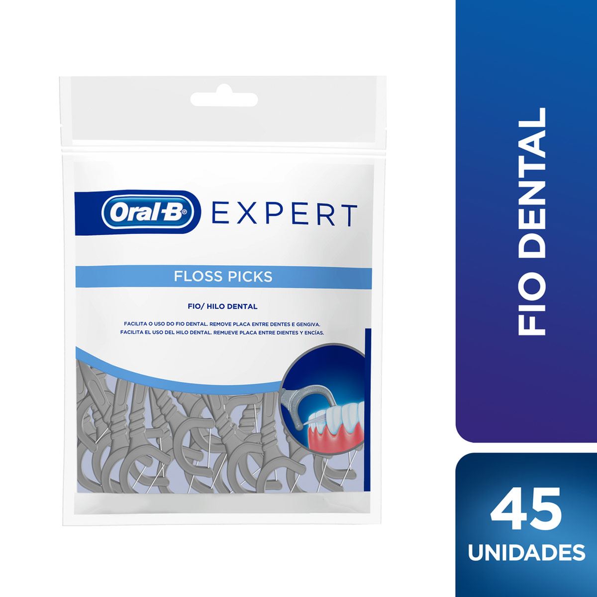 Hilo Dental Oral-B Expert Floss Con 45 Unidades