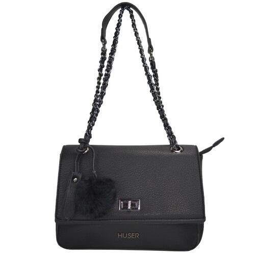 Bolsa Huser Crossbody color negro