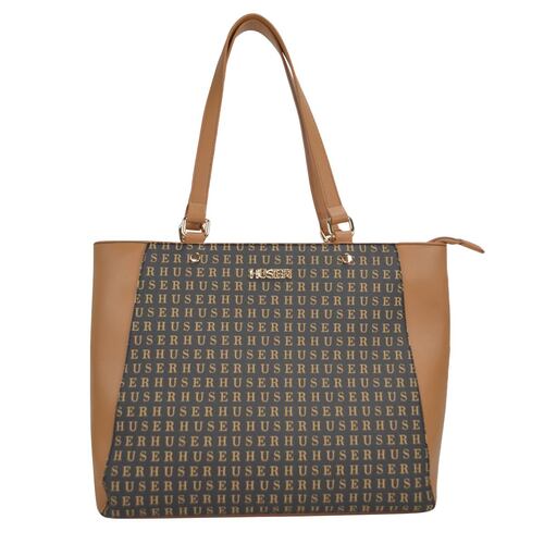 Bolsa tote color café para Mujer Huser