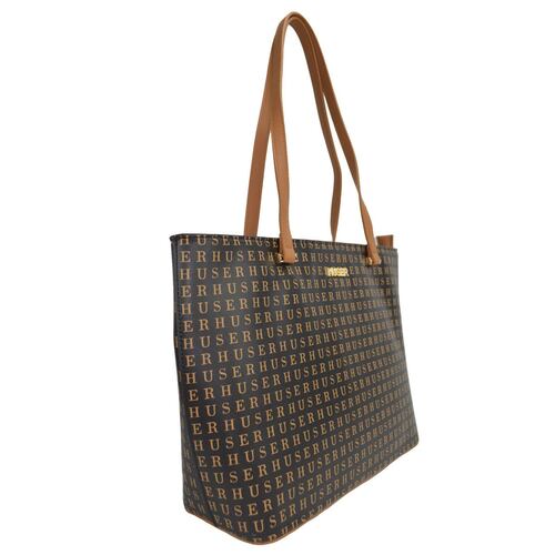 Bolsa tote color café para Mujer Huser