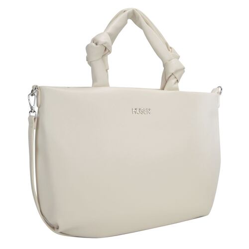 Bolsa Tote Huser Beige para Mujer