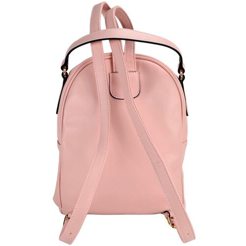 Bolsa Huser Backpack Mediano Modelo Sh19409-2 Color Rosa