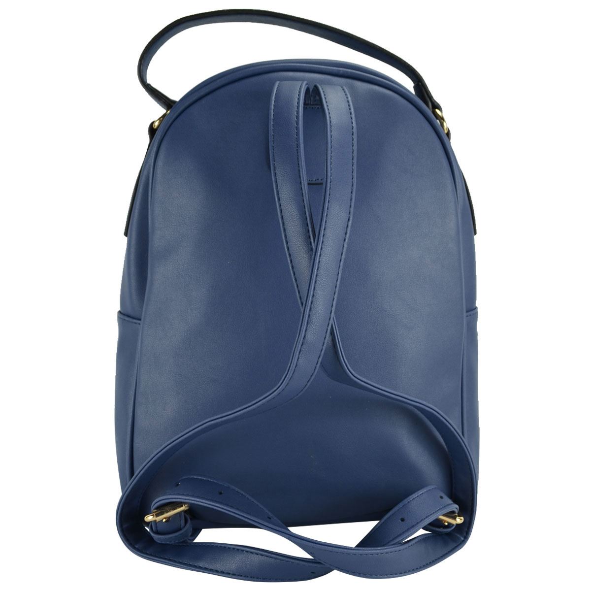 Bolsa Huser Backpack Azul Marino Mediano Modelo Sh19409 2