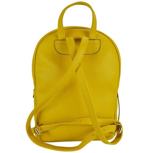 Bolsa Huser Backpack Mediano Modelo Sh19302-2 Color Amarillo