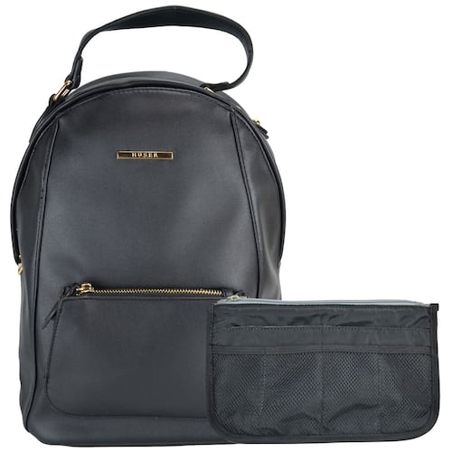 Bolsa Huser Backpack Grande Modelo Sh181205-2 Color Negro