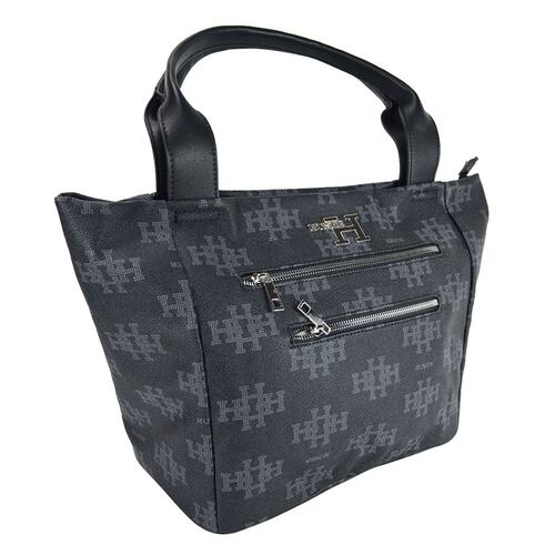 Bolsa Huser tote monograma 10-331-2 negro