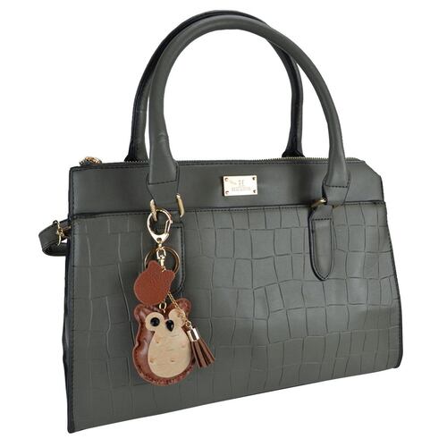 Bolsa Huser tote sintetico z138 gris