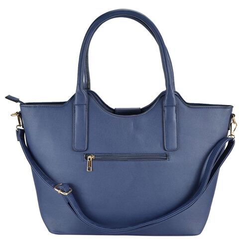 Bolsa Huser tote sintético 427 azul