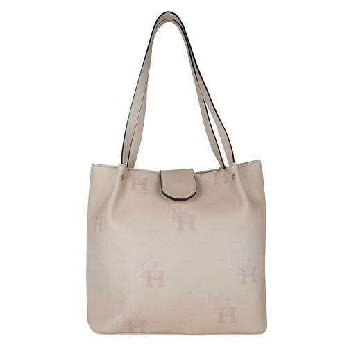 Bolsa HUSER Tote monograma modelo SH19508-1 rosa