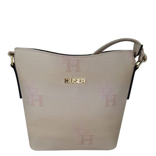 Bolsa HUSER Croos monograma modelo SH191001-3 rosa