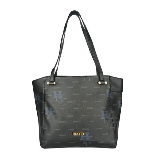 Bolsa HUSER Tote monograma modelo PBVD0023BK1 negro