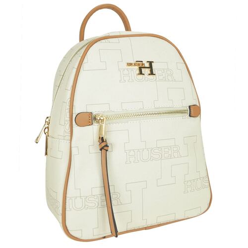 Bolsa backpack HUSER sintético pb0080bk221 blanco
