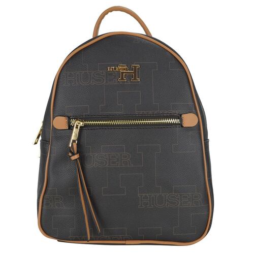 Bolsa backpack HUSER sintético pb0080bk221 café
