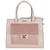 Bolsa satchel HUSER sintético 248-1 rosa