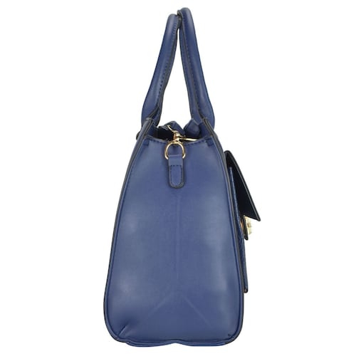 Bolsa satchel HUSER sintético 248-1 azul