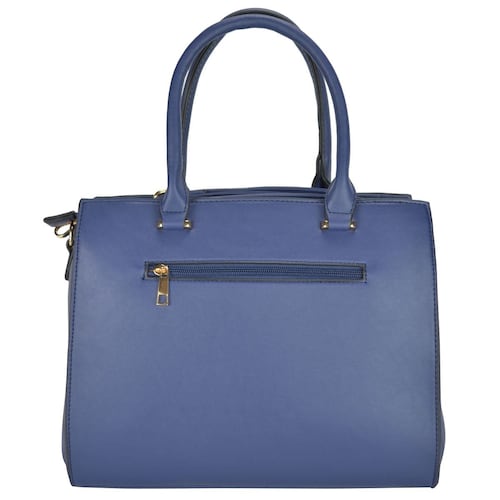 Bolsa satchel HUSER sintético 248-1 azul