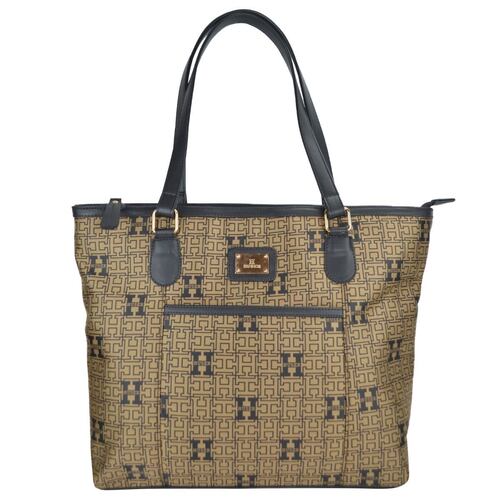 Bolsa Huser monograma tipo tote bronce mod. M2B112101.