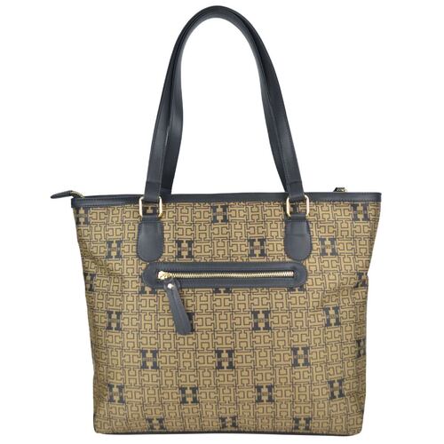 Bolsa Huser monograma tipo tote bronce mod. M2B112101.
