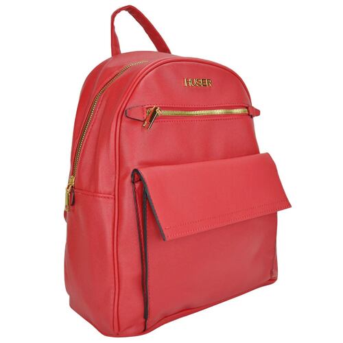 Bolsa Huser Tipo Backpack color rojo Mod. L11138ARO.