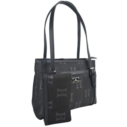 Bolsa Huser Monograma Tote NEGRO Mod. M2B102102NE