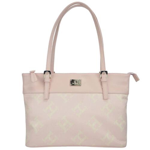 Bolsa Huser tote color rosa para Mujer monograma