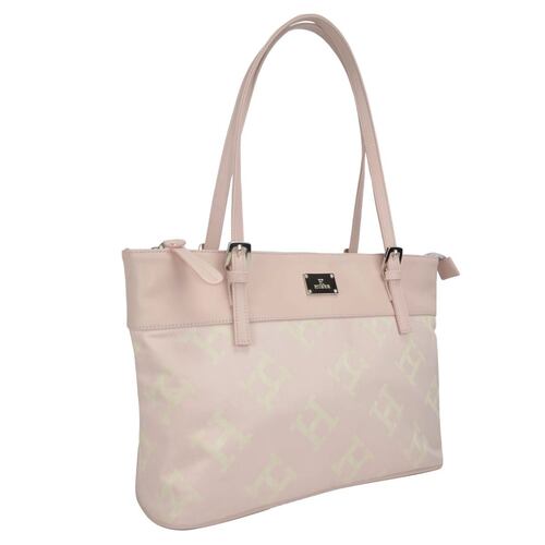 Bolsa Huser tote color rosa para Mujer monograma