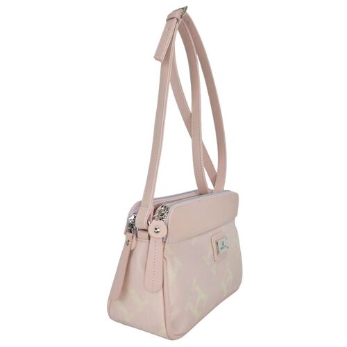 Bolsa Huser crossbody color rosa para Mujer monograma