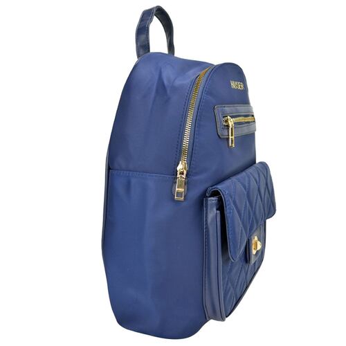Bolsa Huser back Pack color azul para Mujer