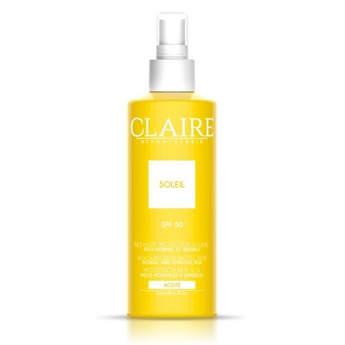 Claire Protección Muy Alta en Aceite Spf 50 Pieles Sensibles