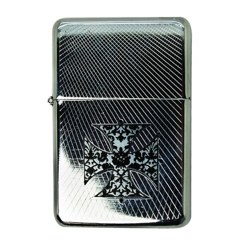 Encendedor Lata cruz negra 5804 Bronze