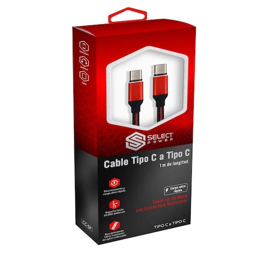 Cable Tipo C a Tipo C Select Power
