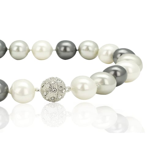 Collar Perlas C&C Egg Mayorca  Blanco G
