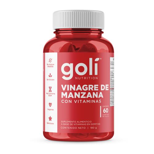 Gomitas de Vinagre de Manzana 60 Piezas Goli