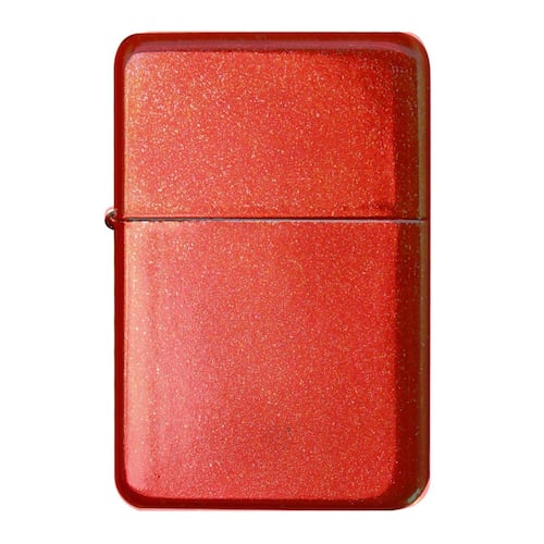 Encendedor 5000 C-1 Rojo Gliter Lata Bronze