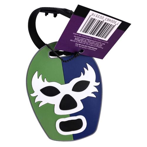 Identificador de maleta máscara verde azul By México
