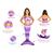 Kit Cola de Sirena Funny Purple Talla 10