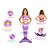 Kit Cola de Sirena Funny Purple Talla 12