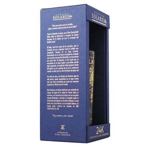 Tequila Extra Añejo Cristalino 24k  Solarum