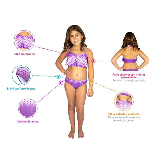 Bikini Funny Purple Talla 8