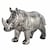 Rinoceronte grabado solo