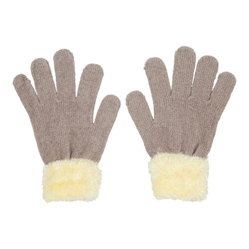 Set de gorro y 1 par de guantes invernales Phi By Philosophy Jr. Unitalla beige
