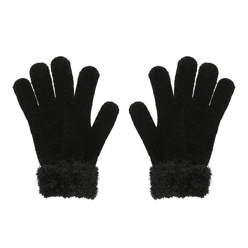 Set de gorro y 1 par de guantes invernales Phi By Philosophy Jr. Unitalla negro