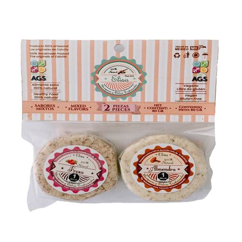 Duo Pack Mazapán 100% Natural 40 g