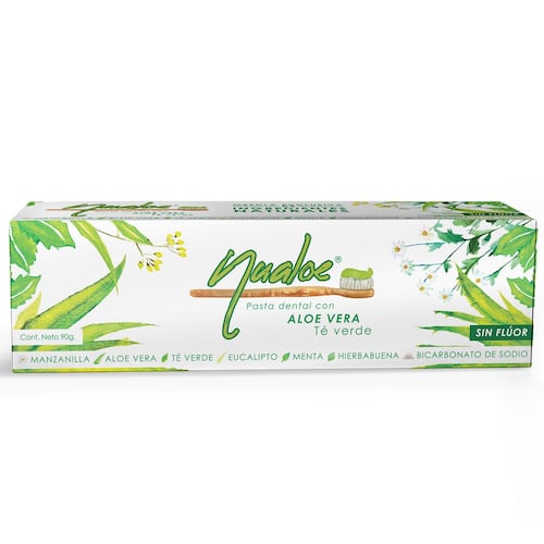 Pasta Dental Con 7 Ingredientes Naturales - Aloe Vera