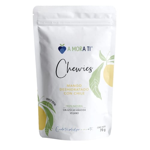 Chewies de Mango deshidratado con chile 70g